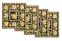 April Cornell Napkins, Madeline Black, Set of 4