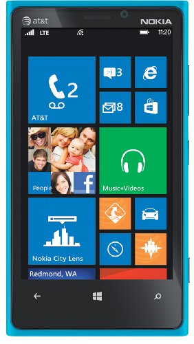 Nokia Lumia 920 4G Windows Phone, Cyan (AT&T)