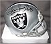 Howie Long Oakland Raiders NFL Hand Signed Mini Football Helmet with HOF 00 Inscription