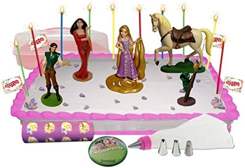Disney's Tangled Deluxe Cake / Cupcake Topper Decorating Kit