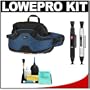 Lowepro Inverse 100 AW Beltpack Digital SLR Camera Bag (Arctic Blue) + Accessory Kit for Canon Rebel XSi, XS, T1i, T2i, EOS 50D, 5D, 7D, Nikon D3000, D5000, D40, D60, D90, D300, D300s, Olympus Evolt E-30, E-450, E-520, E-620, and Sony Alpha A230, A330, A380, A450, A500, A550, A850