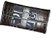 Liz Claiborne Checkbook Wallet Heritage Mosaic Flats Gunmetal & Amethyst