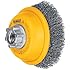 DEWALT DW4920 3-Inch by 5/8-Inch-11 Crimped Cup Brush/Carbon Steel .014-Inch
