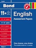 Cover of Bond English Assessment papers by J M Bond Sarah Lindsay 0748784837