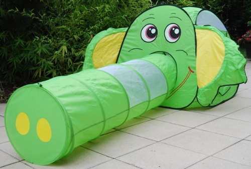 lustiger ELEFANT Bällebad / pop-up-Zelt mit 150 bunten Bällen