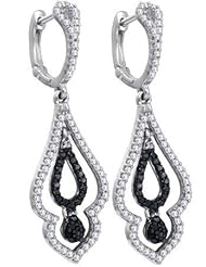 0.50CTW-DIA MICRO-PAVE EARRING