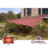 Produkt-Bild: Corasol Premium Sonnensegel, 6x4m, rechteckig, rostrot