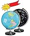 Replogle Day/Night Illuminated Globe, 12 Inches Political map on Outside and Constellations on Inside, Made in USA