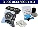 3 Pcs Kit For Panasonic DMC-TZ2 Lumix ZS3 ZS1 LX3 LX2 Ricoh GX200 Canon PowerShot SX200 Nikon Coolpix S620 S630 S600, Includes: Super Underwater Waterproof Case + 5 Pcs Deluxe Cleaning Kit+1 Ultra Fine Microfiber Cleaning Cloth GOJA Logo