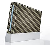 Plaid Decorative Protector Skin Decal Sticker for Nintendo Wii Console
