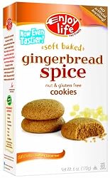 Enjoy Life Soft Baked Gingerbread Spice Cookies, 6-Ounce Boxes (Pack of 6)