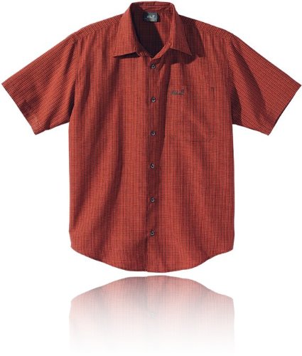 Jack Wolfskin Herren Trekking-Hemd El Dorado, spicy orange checks, L, 18251-7281004 Preisvergleich