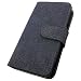 がうがう！ docomo Xperia arc (SO-01C) / X12 専用 よこ開き Bi-fold ブックタイプ レザー調ケース, デニム X12-CL-D0
