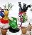 TURBO 14 Piece Birthday CUPCAKE Topper Set Featuring TURBO Figures and Decorative Themed Accessories, Figures Average 1" to 3" Inches Tall