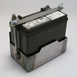 battery motorcycle box holder tray odyssey clamp racer cafe chopper automotive welded blank boxes