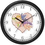51d3v6vTAlL. SL160  Cupid with Arrows and Pink Heart Wall Clock by WatchBuddy Timepieces
