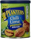 Planters Flavored Peanuts, Chili Lime, 6 Ounce