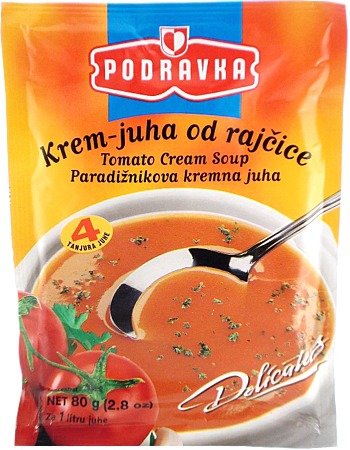 Podravka Tomato Cream Soup ( 2.8 oz 80 g ) by Podravka