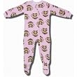 Calvin Klein Soft Pink Footed Sleeper with Monkey's for toddlers