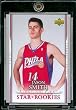 2007-08 Upper Deck First Edition # 220 Jason Smith RC - NBA Basketball ROOKIE Trading Card in a Protective Display Case