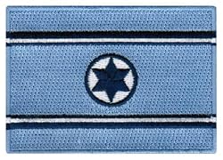 Israel Air Force Patch Israeli Military Flag Embroidered Iron-On Emblem