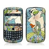 Peacock Feathers Design Skin Decal Sticker for Blackberry Curve 8500 8520 8530 Cell Phone