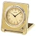 Seiko Travel Alarm Clock Ultra Thin Gold-Tone Case