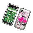 Samsung Galaxy S 4G T959V & Vibrant T959 (T-Mobile) Rubberized Snap On Protector Hard Case "Sweethearts" Design