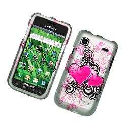 Samsung Galaxy S 4G T959V & Vibrant T959 (T-Mobile) Rubberized Snap On Protector Hard Case "Sweethearts" Design