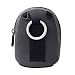 Neoprene Rugged Camera Case with Detachable Shoulder Strap and Key Ring (Black) for the Panasonic Lumix DMC-ZS1 10MP Digital image 7