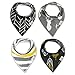 Baby Bandana Drool Bibs for Drooling and Teething 4 Pack Gift Set For Girls and Boys - Extra Absorbent Organic Cotton