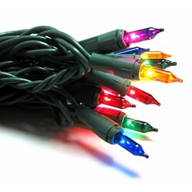 Good Tidings SBC60205 G.E. String-A-Long Miniature Christmas Lights, Multi-Colored