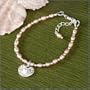My First Set of Pearls Heart Baby Bracelet (Color=Peach Pearl,Size=6 inches (5 - 8 years))