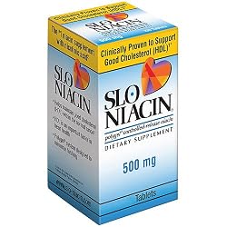 Slo-Niacin Controlled Release Niacin 500 mg -150 Tablets