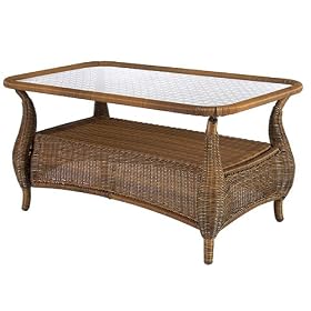 Smith & Hawken® Marlton 2008 Wicker Coffee Table