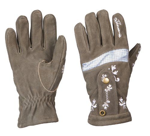 Therm-ic Damen Handschuhe \"Bierw&auml;rmer\", braun/blau, M Preisvergleich