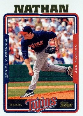 2005 Topps Baseball Card # 628 Joe Nathan Minnesota Twins