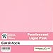 Pearlescent Light Pink Cardstock - 12 x 12 inch - 105Lb Cover - 10 Sheets - Clear Path Paper