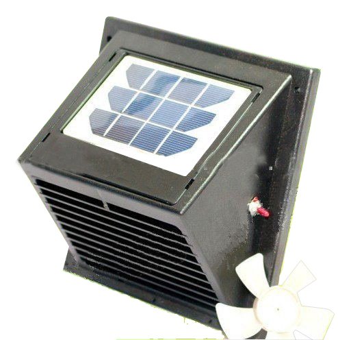 Solar Powered Fan/Ventilator, Wall Mounted