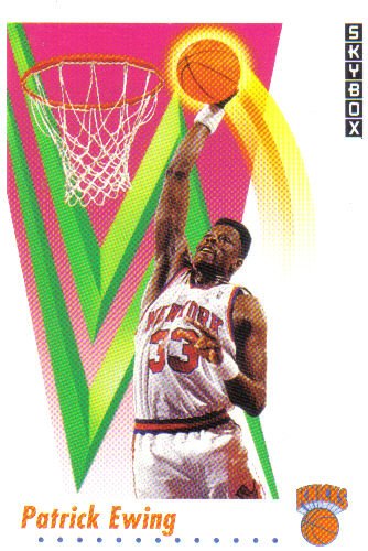 1991 Skybox 189 Patrick Ewing Knicks(Basketball Cards)