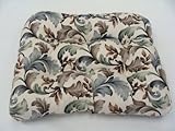 2 x Rectangular Outdoor Patio Bistro Cushions - Autumn Design