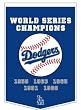 Los Angeles Dodgers Wool Banner
