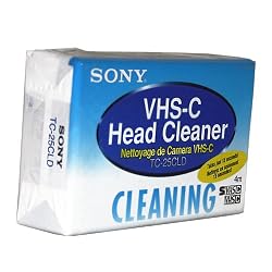 Sony Vhs-c Clean Cass 1 Bag Tc25cld1b