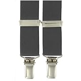 Standard Width Clip On Braces - Grey (BR20)