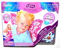 Barbie Fairytopia Mermaidia, Fairy Fun Activity Set, Decorate Fairy Wings and Necklace Set (1 Each)