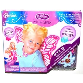 Barbie Fairytopia Mermaidia, Fairy Fun Activity Set, Decorate Fairy Wings and Necklace Set... by Barbie