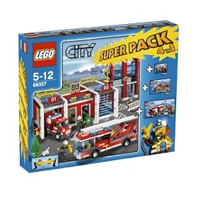LEGO City 66357: Fire Station Super Pack 4 in 1