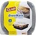 Glad SimplyCooking OvenWare 8x8, 3-Count Packages (Pack of 6)