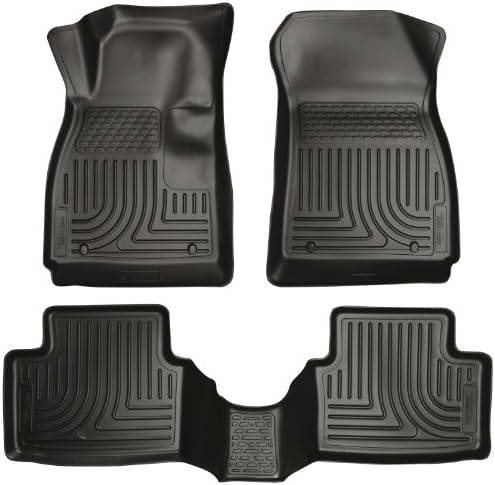 2014 - 2015 Mazda 6 WeatherBeater Floor Mats Liners - Husky Black Front & Rear