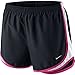 Nike Women's Tempo Short Black/White/Vivid Pink/Matte Silver Shorts XS X 3.5